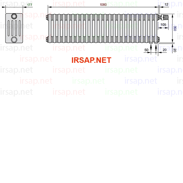 Радиатор IRSAP Tesi 50350/24 T25 CL 01